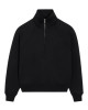 AMI Paris – Black Ami de Coeur Sweatshirt cu fermoar